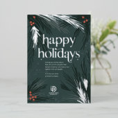 Folie Prettige feestdagen Pine Business Holiday Ca (Staand Voorkant)