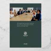 Folie Prettige feestdagen Pine Business Holiday Ca (Achterkant)