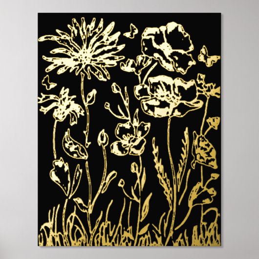 Folie Print FLOWERS ART DESIGN STIJL (Voorkant)