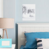 FOLIE PRINT POSTER KUNST EN DESIGN STIJL (Insitu (Slaapkamer))