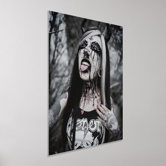 Folie Print Zwart Metaal (Laagn)