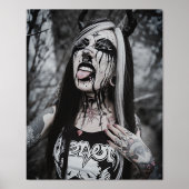 Folie Print Zwart Metaal (Voorkant)