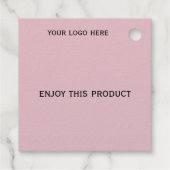 Folie Productlabel Pioenrozen Var01 Bedankjes Labels (Achterkant)