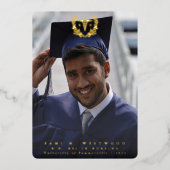 Folie RN Afstuderen Caduceus Foto aankondiging (Voorkant)