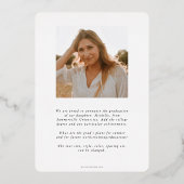 Folie RN Afstuderen Caduceus Foto aankondiging (Achterkant)