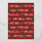 Folie Roos Lijst Valentijnsdag Feestdagenkaart (Achterkant)