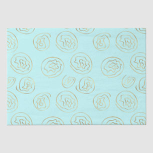 folie rozen voor munt en goudsmelten tissuepapier