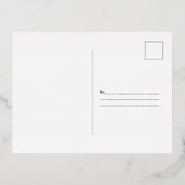 Folie RSVP-kaart Uitnodiging Briefkaart (Achterkant)