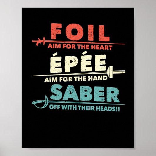 folie saber-definitie grappige ventilatoren epe poster (Voorkant)