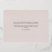 Folie script | Aankondiging foto-Afstuderen (Achterkant)