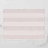 Folie script | Eenvoudig elegant Vrijgezellenfeest Uitnodiging (Achterkant)