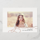 Folie Script Lijst | Aankondiging foto-Afstuderen (Voorkant)