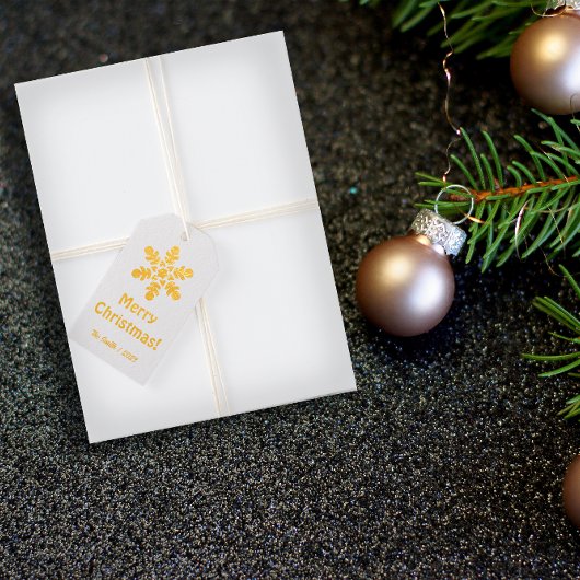 Folie sneeuw donkerblauw Cadeau Label