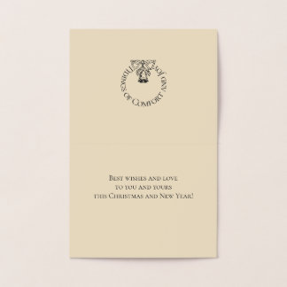 Folie Snowflake Patroon met kerst Folie Kaarten