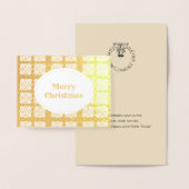 Folie Snowflake Patroon met kerst Folie Kaarten (Display)