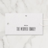 Folie Snowflake Vlaams Lijst Holiday Cadeaus Label (Achterkant (horizontaal))