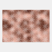Folie Snowflakes kerst Inpakpapier Vel (Voorkant 3)