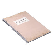 Folie Sparkle Peach Gepersonaliseerd Tijdschrift N Notitieboek (Rechterzijde)