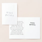 Folie sterren en moonen Kaart op zaterdag (Display)