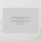 Folie Stripe | Aankondiging foto-Afstuderen (Achterkant)