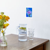 Folie Tekst Poster Dragonfly op water Lily Quote (Laag (Keuken))