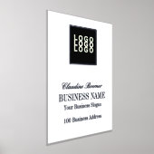 Folie Tekst voor zakelijke Logo Poster afdrukken (Laagn)