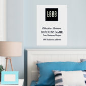 Folie Tekst voor zakelijke Logo Poster afdrukken (Insitu (Slaapkamer))