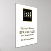 Folie Tekst voor zakelijke Logo Poster afdrukken (Laagn)