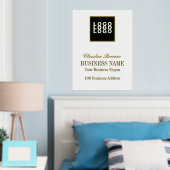 Folie Tekst voor zakelijke Logo Poster afdrukken (Insitu (Slaapkamer))