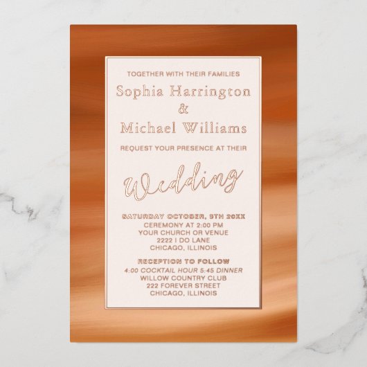 Folie Terracotta Boho Bewerkbare Sjabloon Herfst (Voorkant)