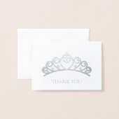 Folie Tiara Mini Kaart (Voorkant met envelop)