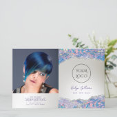 Folie tweeledige brochure voor Zeemeerminnenreeks (Staand voorkant)