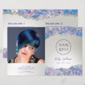 Folie tweeledige brochure voor Zeemeerminnenreeks (Voorkant / Achterkant)