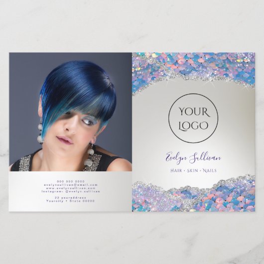 Folie tweeledige brochure voor Zeemeerminnenreeks (Voorkant)