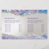 Folie tweeledige brochure voor Zeemeerminnenreeks (Achterkant)