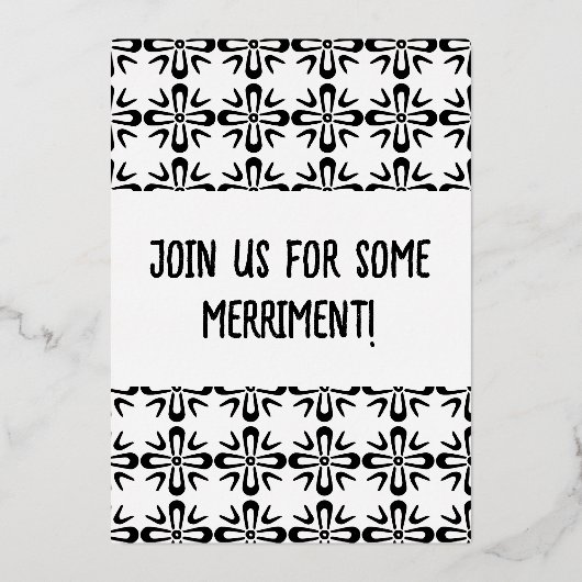 Folie uitnodiging (Voorkant)