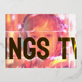 folie uitnodiging briefkaart