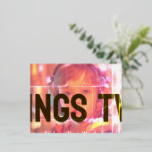 folie uitnodiging briefkaart (Staand Voorkant)