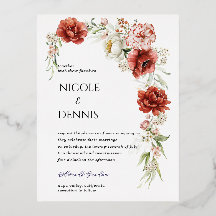 Folie uitnodiging briefkaart