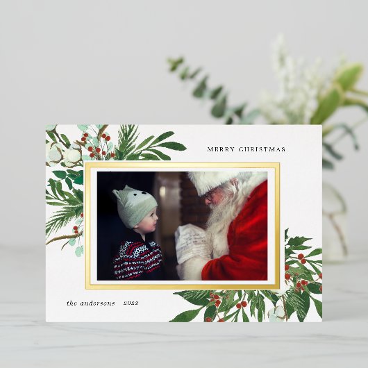 folie uitnodiging voor winterfotale fotovakantie (Staand Voorkant)