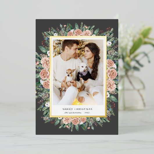 folie uitnodiging voor winterfotale fotovakantie (Staand Voorkant)