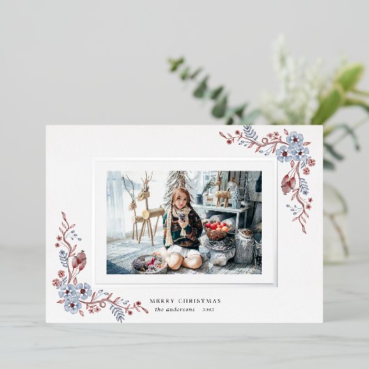 folie uitnodiging voor winterfotale fotovakantie (Staand Voorkant)