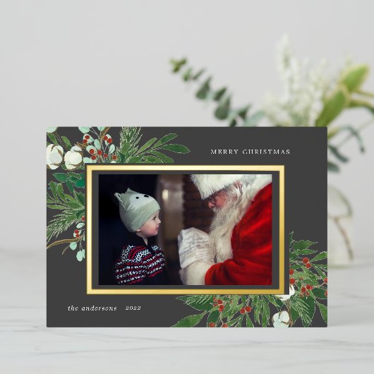 folie uitnodiging voor winterfotale fotovakantie (Staand Voorkant)