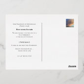 Folie uitnodigingskaart folie uitnodiging briefkaart (Achterkant)