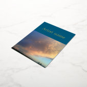 Folie uitnodigingskaart uitnodiging briefkaart (Gedraaid)