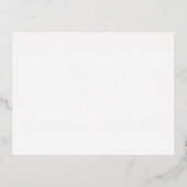 Folie uitnodigingskaart uitnodiging briefkaart (Voorkant)