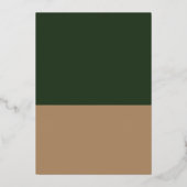 Folie Unieke bekendmaking van het Afstuderen Rond Folie Uitnodiging (Achterkant)