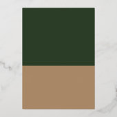 Folie Unieke bekendmaking van het Afstuderen Rond  Uitnodiging (Achterkant)