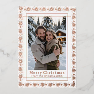 Folie Vakantie Kaart 2 Foto Passen getrouwd Kerst