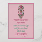 Folie Vakantiekaart Folie Feestdagenkaart (Achterkant)